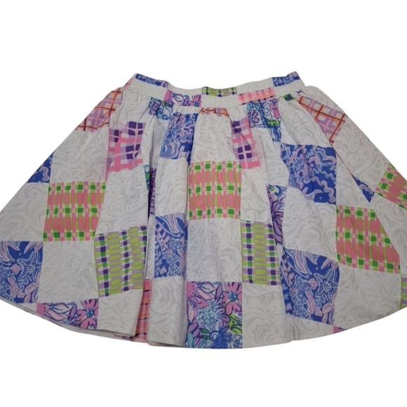 NWT Lilly Pulitzer Dani Patch Me If You Can Floral Skirt Size S - Picture 6 of 6